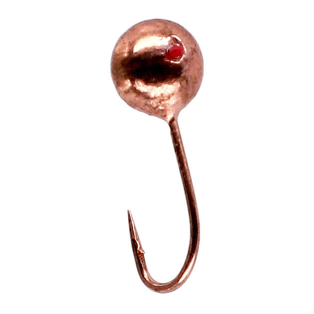 AM-POD-001-3.0-C Мормышка вольфр."Mikado" ДРОБЬ 0,2гр, кембрик, кр.Hayabusa №20{5шт} медь