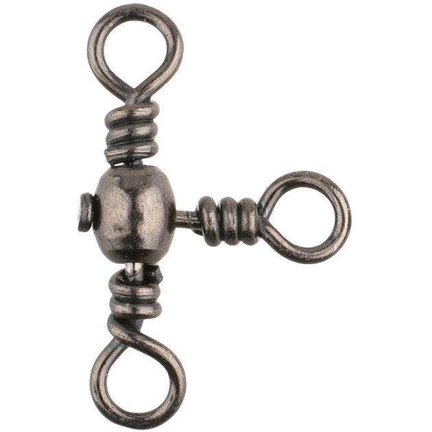 AMA-A1400- 1/0 Тройной вертлюг "Mikado" тип бочонок № 1/0 BN (р.н.-53кг/упак.=5шт.) {фас.=10уп.}