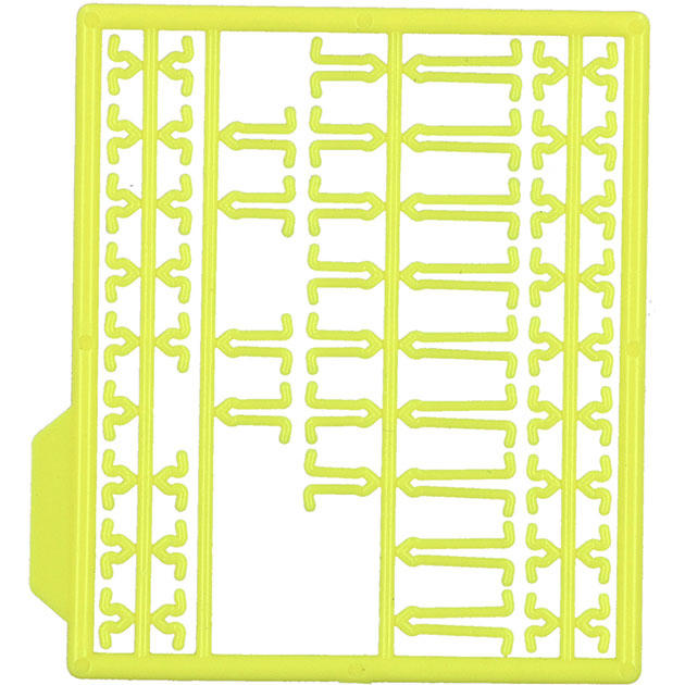 AMC-11504-07-Y Фиксаторы для крепления бойлов "Mikado" жёлтые (уп.-2 х 63шт.)