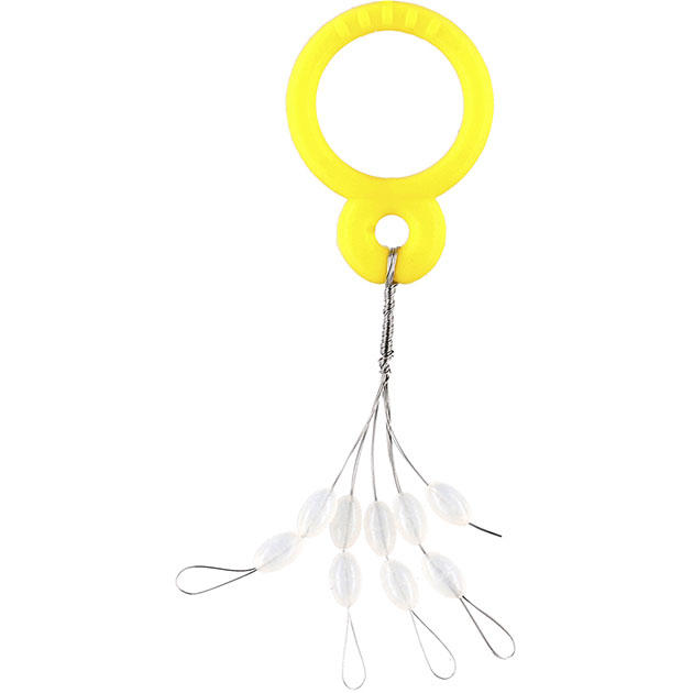 AMC-11507-S Стопор "Mikado" - S прозрачный, силикон (10шт.)