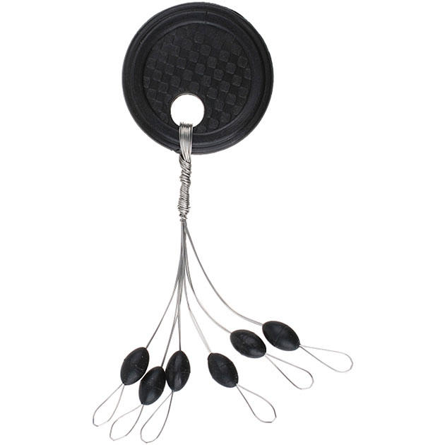 Арт.AMR7041-L Стопор "Mikado" ( резина ) чёрный {фас.= 10уп.}