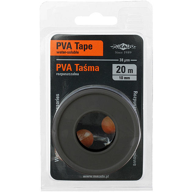 Арт.APV-TAP- 2X5-50 Лента ПВА гладкая (длина=20м , ширина=2x5мм , толшина=50мкм) "Mikado"