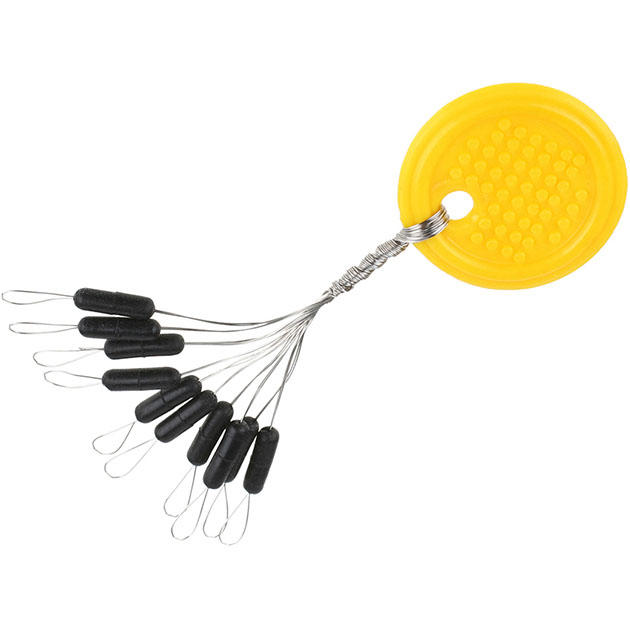 Арт.ATC-S01-L Стопоры "Mikado" TROUT CAMPIONE L ( 10шт.) резин., вытянутые