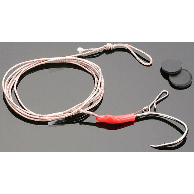 HIC091-4/0 Поводок(монтаж) на сома "Mikado" INTRO CAT - PELLET RIG/EEL (120см, кр.№4/0) прочность - 118кг