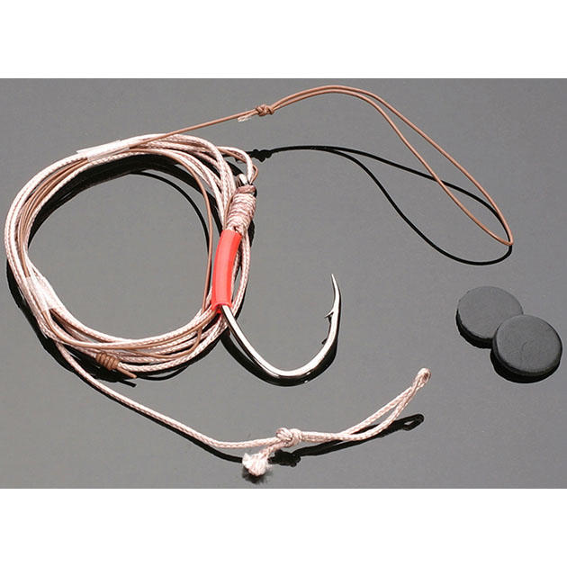 HIC092-4/0 Поводок(монтаж) на сома "Mikado" INTRO CAT - ADJUSTABLE PELLET RIG (120см, кр.№4/0) прочность - 118кг