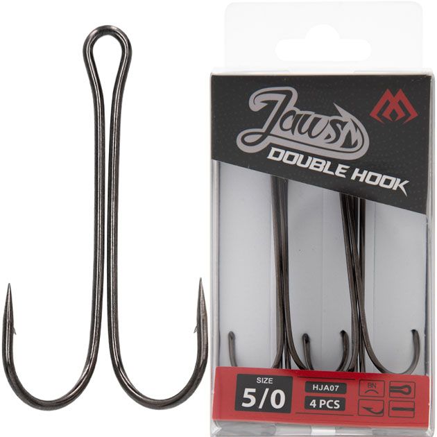 HJA07-1/0 Двойник "Mikado" JAWS № 1/0 {55mm} (уп.= 5шт.)