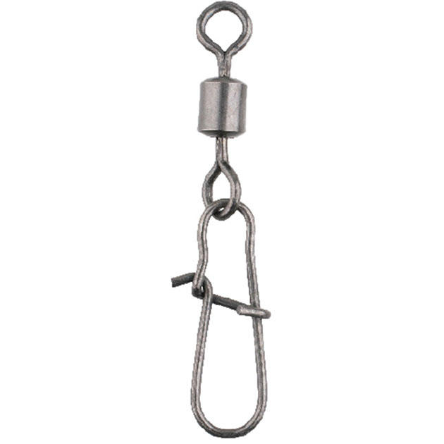 HX3050-008 Вертлюг цилиндр. № 8 с карабином Fastlock "Mikado" (р.н. до 12кг/12шт.)/фас.=10уп./