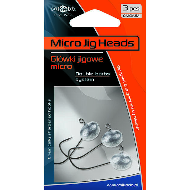 Джиг - micro (3шт.) "Mikado" - "ABEERDEEN" - BN 4гр.(крючок №4)