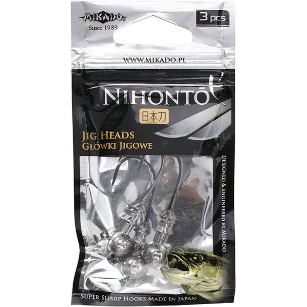 Джиг - головка (3шт.) "Mikado" *NIHONTO* BN 12гр.(крючок 2/0)