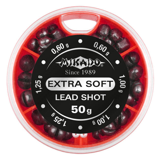 Арт.OMS-MB-50 Набор грузиков ( маленький В ) 50гр. ( дробь средняя ) "Mikado" {фас.=10шт.}