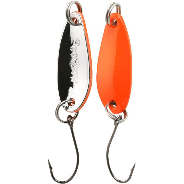 Арт.PMB-I01-1.5-OS Блесна колебл. "Mikado" MINI с крюком ( 2,4см., 1,5гр.) - ORANGE/SILVER