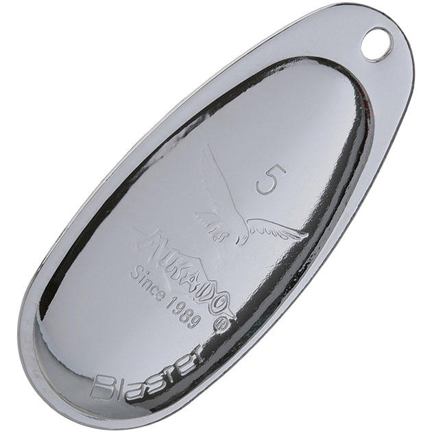 Арт.PMB-OBL-2-AG Блесна вращающаяся "Mikado" BLASTER №2 ( 4г., старое серебро )