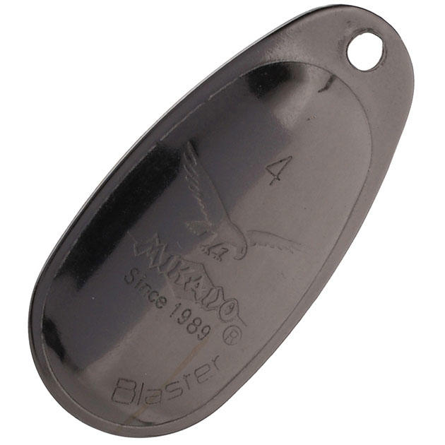 Арт.PMB-OBL-3-DGS Блесна вращающаяся "Mikado" BLASTER №3 ( DARK GUN SMOKE )