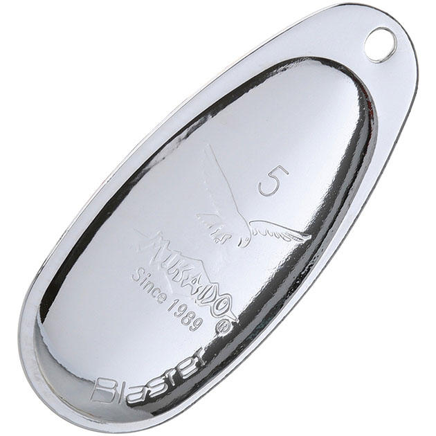 Арт.PMB-OBL-4S-00 Блесна вращающаяся "Mikado" BLASTER №4- серебро/00