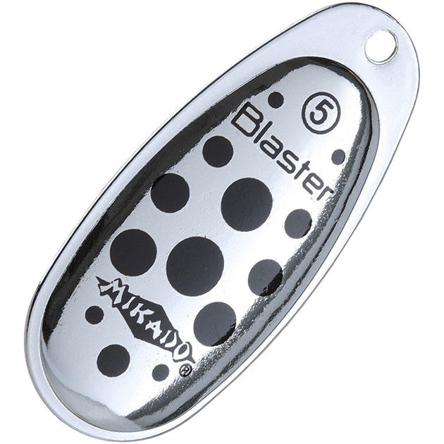 Арт.PMB-OBL-4S-11 Блесна вращающаяся "Mikado" BLASTER №4- серебро/11