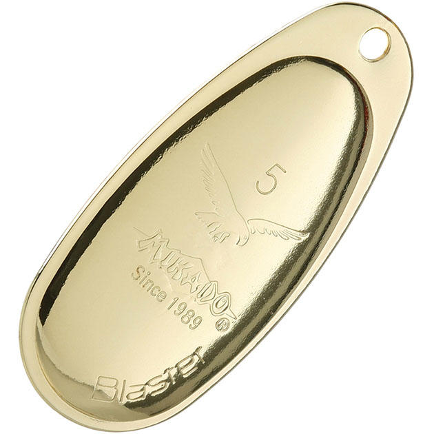 Арт.PMB-OBL-4Z-00 Блесна вращающаяся "Mikado" BLASTER №4- золото/00