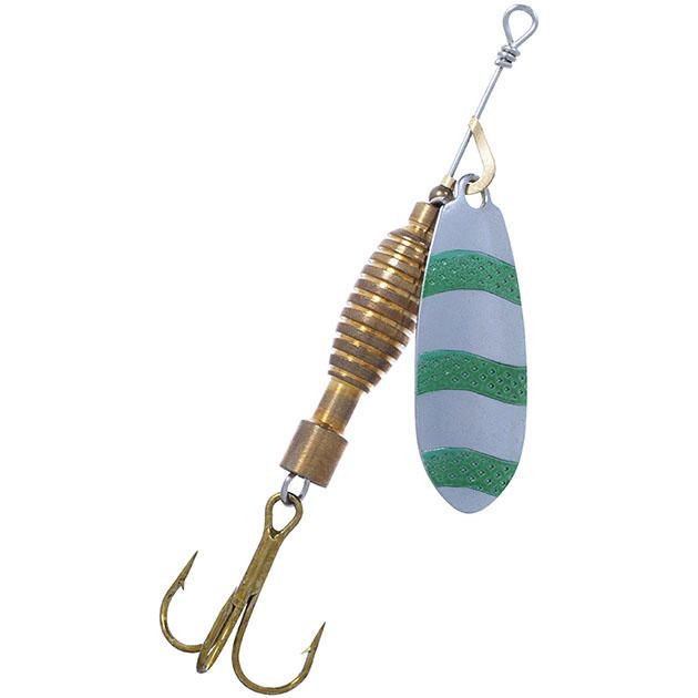 PMB-ODR-4S-GRB Блесна вращающ. "Mikado" DRONE  №4 (23г., серебро/GRB)