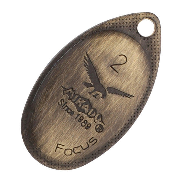 Арт.PMB-OFO-1-OZ Блесна вращающ. "Mikado" FOCUS №1 (3г., старое золото)