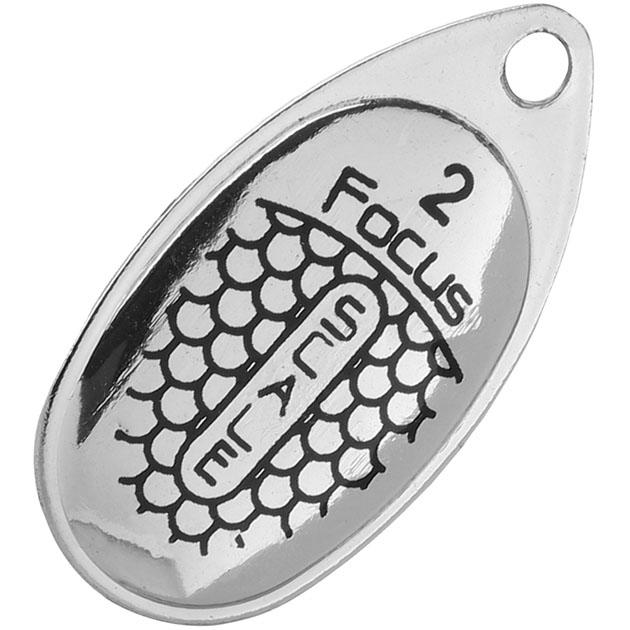 Арт.PMB-OFO-1S-25 Блесна вращающаяся "Mikado" FOCUS  №1- серебро/25