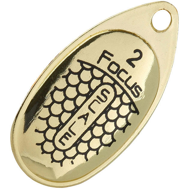 Арт.PMB-OFO-1Z-25 Блесна вращающаяся "Mikado" FOCUS №1- золото/25