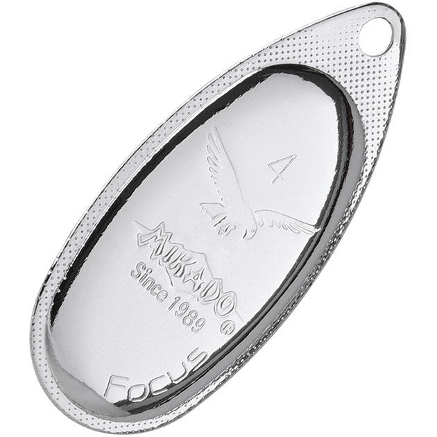 Арт.PMB-OFO-2S-00 Блесна вращающаяся "Mikado" FOCUS  №2- серебро/00