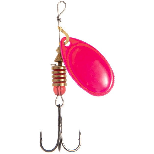 Арт.PMB-OFO-3-FP Блесна вращающ."Mikado" FOCUS №3 FLUORESCENT PINK (6г., оранж.)