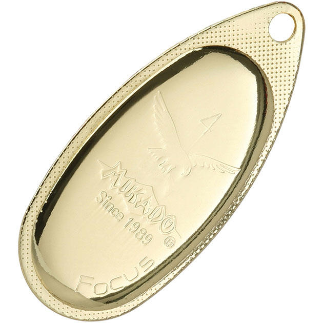 Арт.PMB-OFO-4Z-00 Блесна вращающаяся "Mikado" FOCUS  №4- золото/00