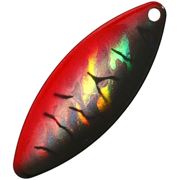 Арт.PMB-OST-1S-52H Блесна вращающаяся "Mikado" STREAM  №1- серебро/52 HOLO