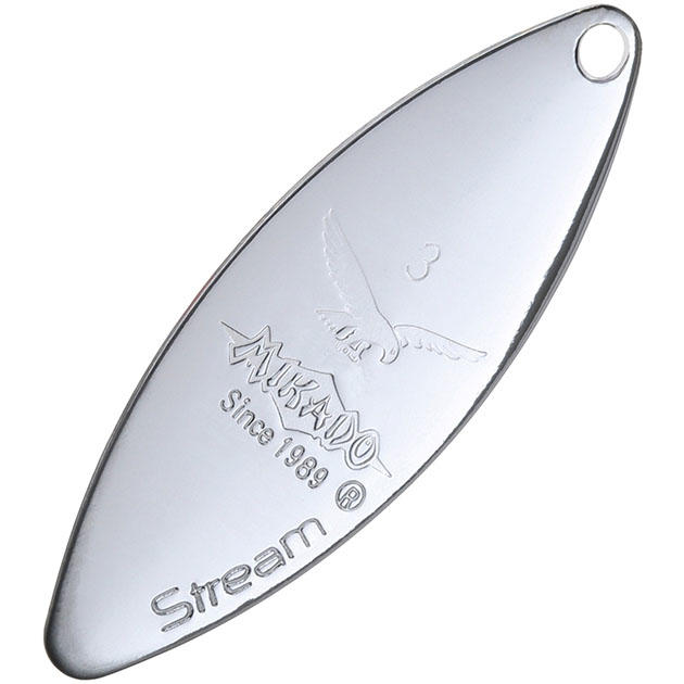 Арт.PMB-OST-2S-00 Блесна вращающаяся "Mikado" STREAM  №2- серебро/00