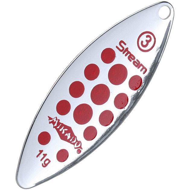 Арт.PMB-OST-2S-10 Блесна вращающаяся "Mikado" STREAM  №2- серебро/10