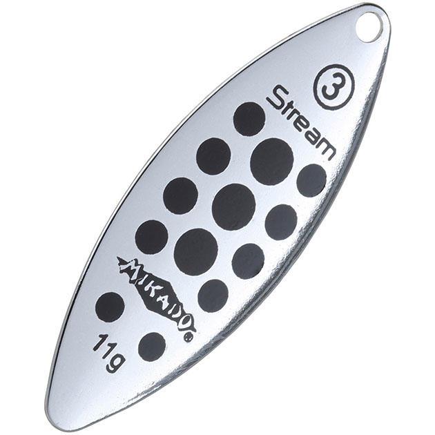 Арт.PMB-OST-2S-11 Блесна вращающаяся "Mikado" STREAM  №2- серебро/11