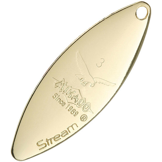Арт.PMB-OST-2Z-00 Блесна вращающаяся "Mikado" STREAM  №2- золото/00