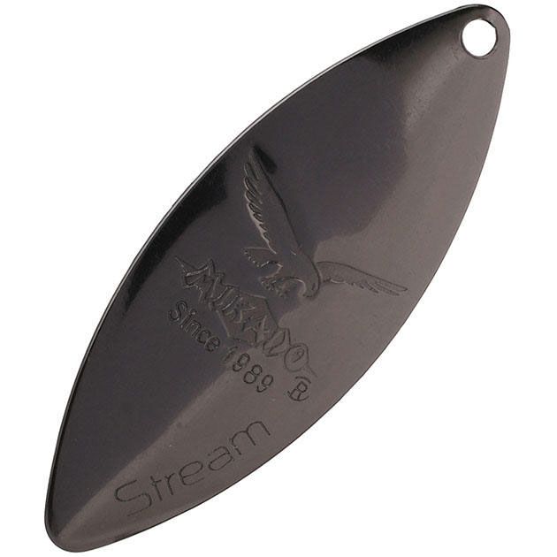 Арт.PMB-OST-3-DGS Блесна вращающ. "Mikado" STREAM  №3 (11г., чёрный пепел)