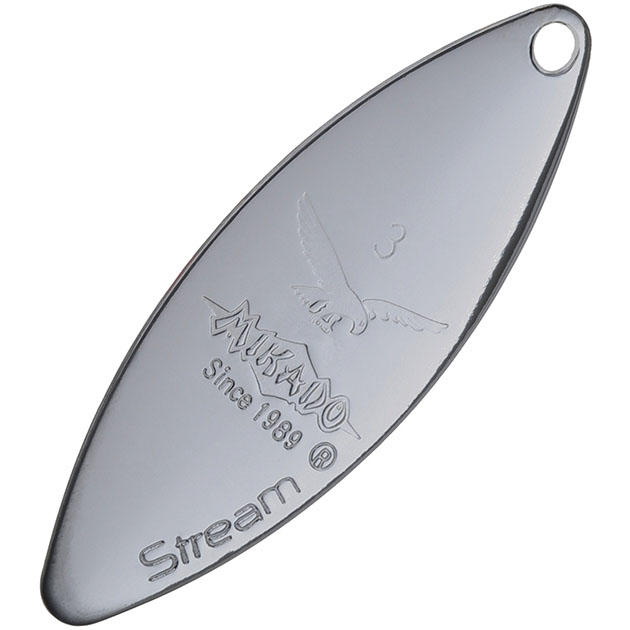 Арт.PMB-OST-4-AG Блесна вращающ. "Mikado" STREAM  №4 (14г., старое серебро)