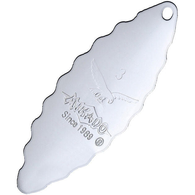 Арт.PMB-OZG-11-S Блесна вращающаяся "Mikado" ZIGZAG 11гр./серебро