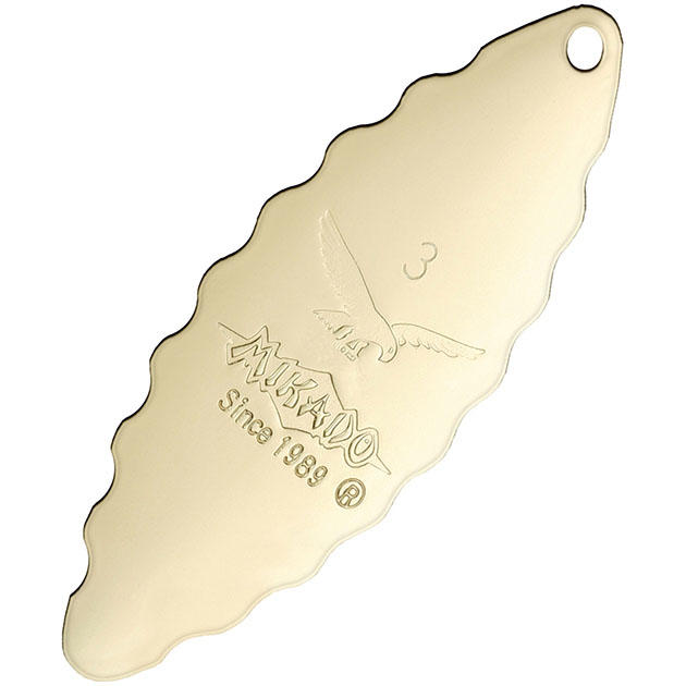 Арт.PMB-OZG-15-Z Блесна вращающаяся "Mikado" ZIGZAG 15гр./золото