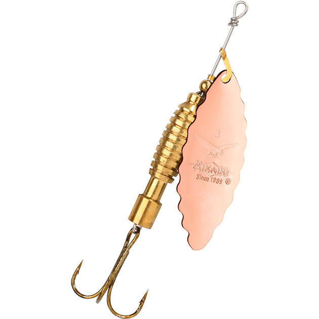 Арт.PMB-OZG- 7-M Блесна вращающаяся "Mikado" ZIGZAG 7гр./медь