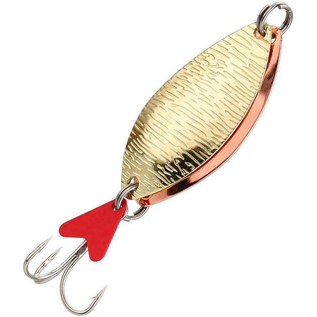 Арт.PMB-WRHD-30-ZM Блесна колеблющаяся "Mikado" ROACH DOUBLE №4/30гр./7см - золото-медь