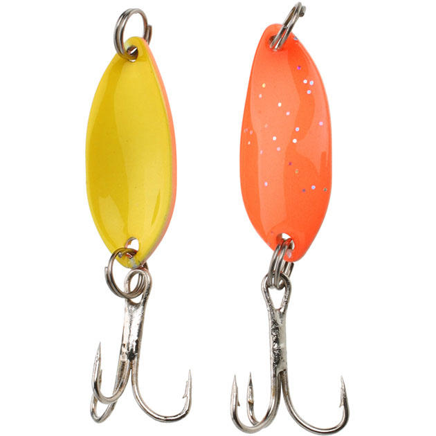 Арт.PMB-WTC-OY Блесна колебл. "Mikado" TROUT CAMPIONE MINI 1,4гр./2,2см - ORANGE GLITTER/YELLOW