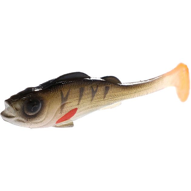 PMRFP-6.5-PERCH-N Силикон. приманка ОКУНЬ "Mikado" REAL FISH / PERCH - 6,5cm, натуральный( 6шт.) креветка