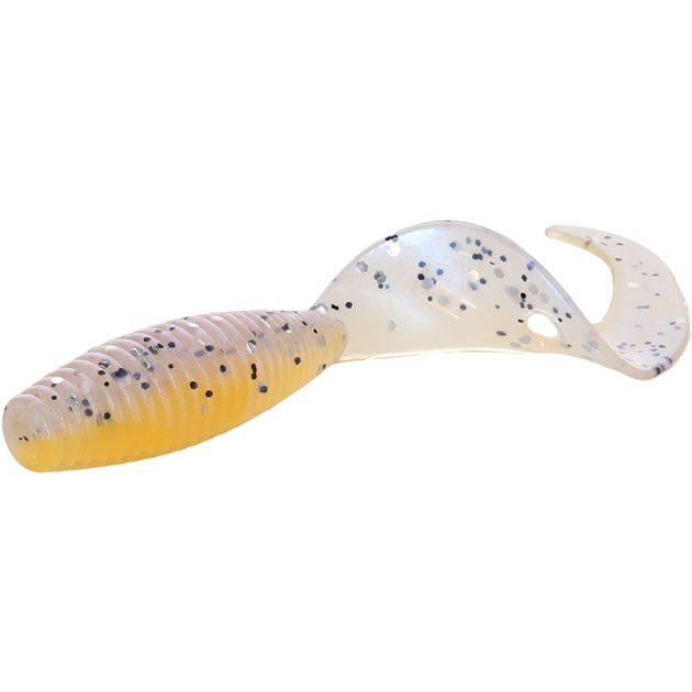 PMTBT-51-SC Силикон. приманка "Mikado" TWISTER 51mm/ 0,8g /SALTY CARMEL {8шт.} карамель с солью, ароматизир.