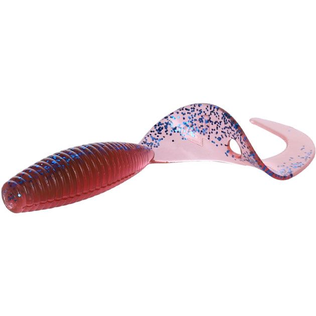 PMTBT-51-VI Силикон. приманка "Mikado" TWISTER 51mm/ 0,8g /VIOLET {8шт.} тёмно-лиловый, ароматизир.