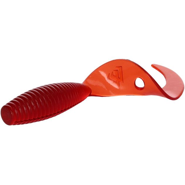 PMTBT-64-RE Силикон. приманка "Mikado" TWISTER 64mm/ 1,0g /RED {6шт.} красный, ароматизир.