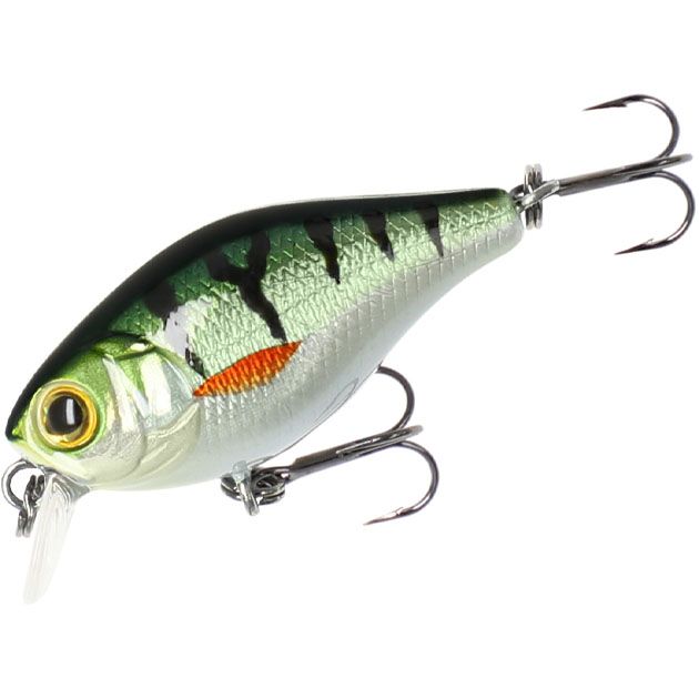 PWF-BH-4F-NP Воблер "Mikado-Fishunter" BOLD HEAD-4F/NATURAL PERCH (4см/2,5г /до 1,0м/агрессивн.) плавающ.