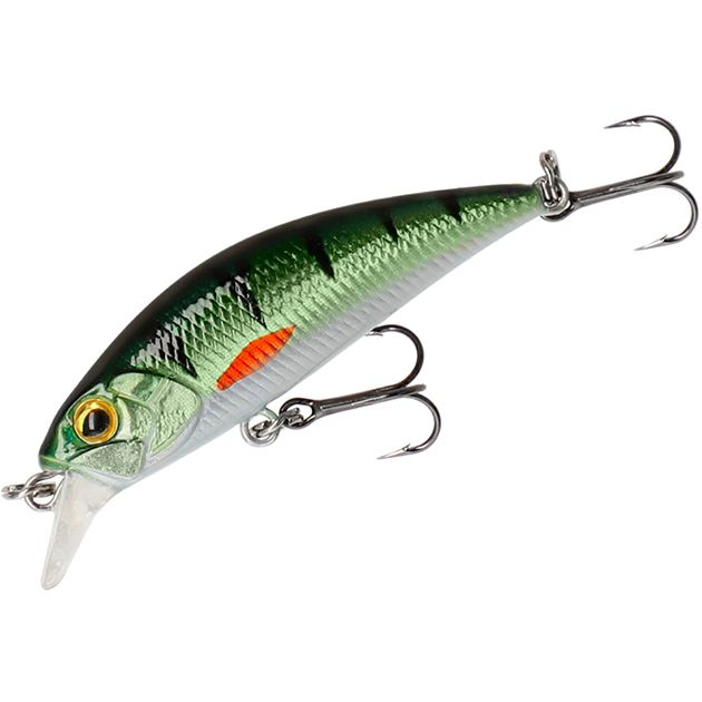 Арт.PWF-FL-45S-NP Воблер "Mikado" FLAMENCO - тонущий (2,5г; 45мм; до 1,2м) NATURAL PERCH