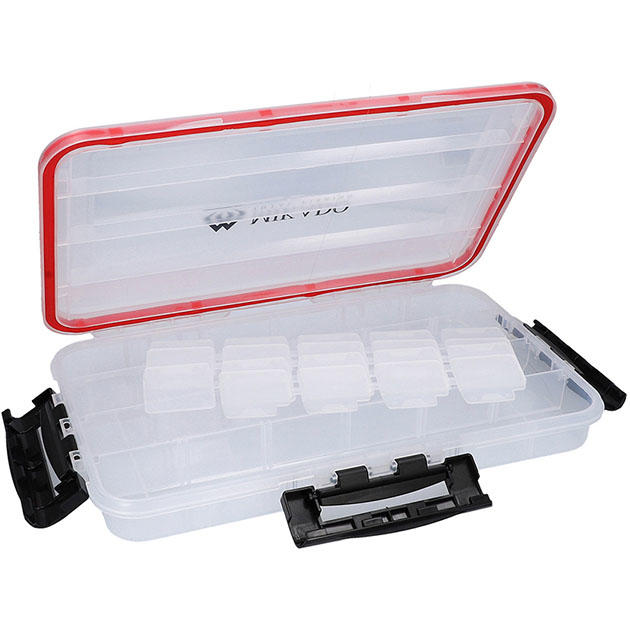 Арт.UACH-B1860-L Коробка рыболова "Mikado" односторонняя с уплотнит.(35 х 22 х 5,5см) водонепроницаемая