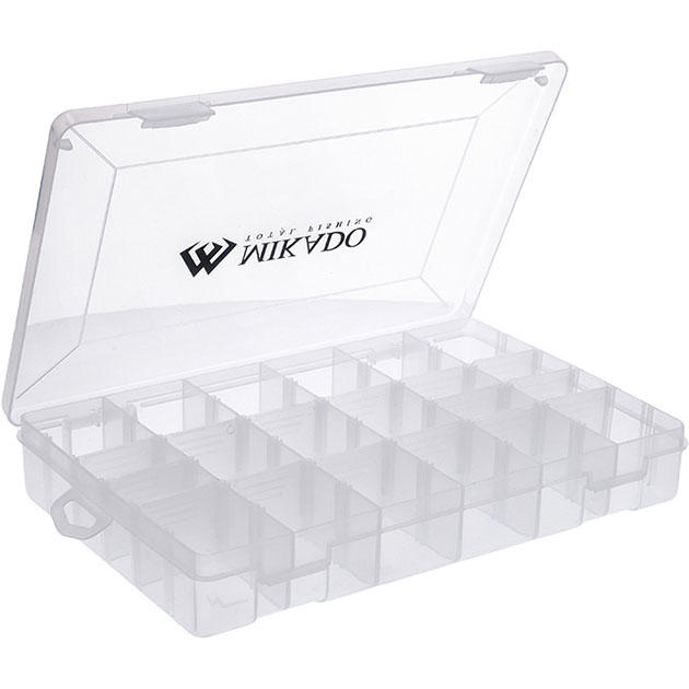 Арт.UACH-H406 Коробка рыболова "Mikado" односторонняя (27.6x18x4.45cm)