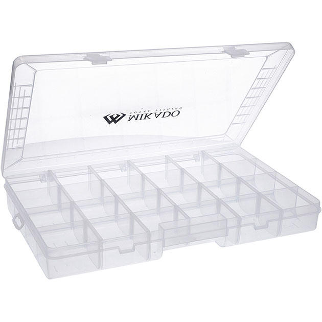 Арт.UACH-H459 Коробка рыболова "Mikado" односторонняя  (35.8x23x4.6cm)