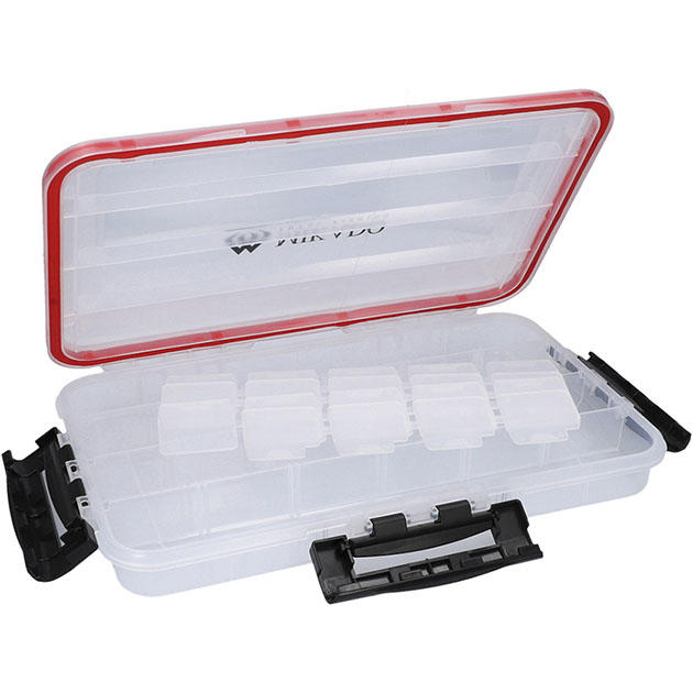 Арт.UACH-H547 Коробка рыболова "Mikado" односторонняя с уплотнит.(36 х 23 х 5 см) водонепроницаемая