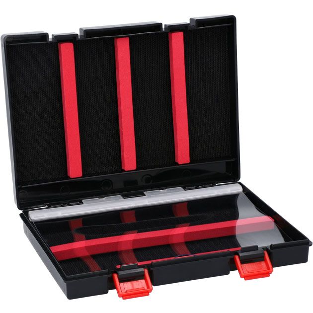 Арт.UACH-H568 Коробка рыболова "Mikado" SPOON BOX  для оснасток с пенкой(19.7x 14.2x3.4cm)